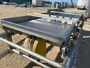 Commercial Mfg. & Supply Co. Transportador de cribado vibratorio de acero inoxidable
