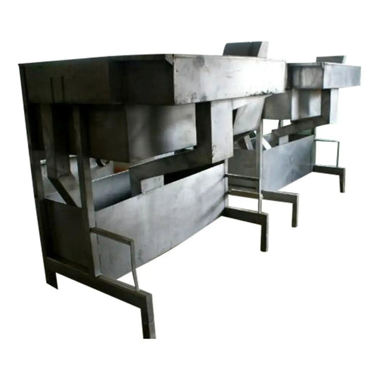 SS Dual Rectangular Tank Skid - 21 / 100 Gallons