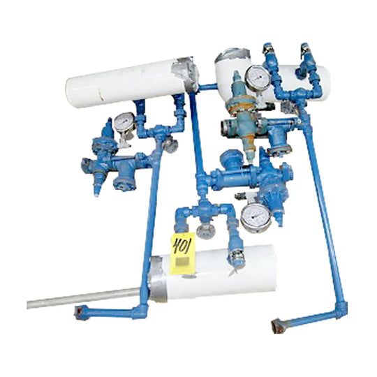 Válvulas de amoníaco con manómetros