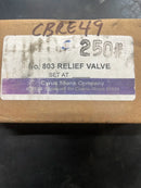 Válvula de alivio de seguridad Cyrus Shank 803