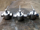 Koltek 2-Way Stainless Steel Hand Valves - 3 in.