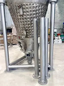 Tanque de mezcla con fondo cónico Nauta con camisa JH Day - 400 galones