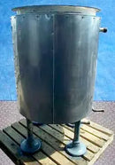 Procesador de acero inoxidable: 100 galones