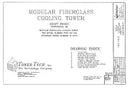 Tower Tech EF-84-319 Cooling Tower (208.33 Nominal Tons, 7.5 HP, 460 V)