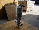 Waukesha Cherry-Burrell Stainless Steel Pneumatic Shut Off Valve