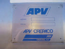 Intercambiador de calor de placas de acero inoxidable APV - 470 pies cuadrados. Pie.