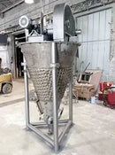 Tanque de mezcla con fondo cónico Nauta con camisa JH Day - 400 galones