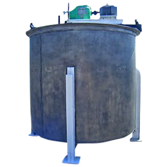 Tanque de mezcla de acero inoxidable con cubierta interior con hoyuelos Graver, 1600 galones