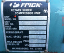 Frick RDB-67 Rotary Screw Compressor Package (Frick TDSL193L, 50 HP 208-230/460 V, MISSING MICRO PANEL)