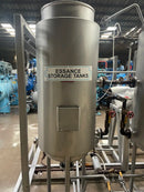 Skid de recuperación de esencias con tanques de almacenamiento y bombas