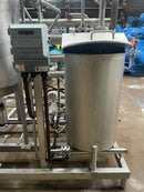 Skid de recuperación de esencias con tanques de almacenamiento y bombas