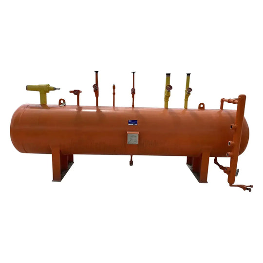 Delta Tee International HPR-301C-P Horizontal Ammonia Receiver ( 30in. X 139in. 487 Gallons)
