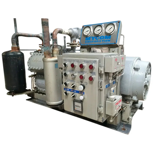 Paquete de compresor alternativo Mycom F-6C-2 de 6 cilindros (25 HP 208-230/460 V)