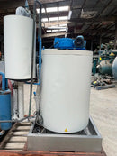 Geneglace Stainless Steel F200 Flake Ice Maker Package (Halocarbon (Freon) Refrigeration, 8 Ton Day, Lightly Used)