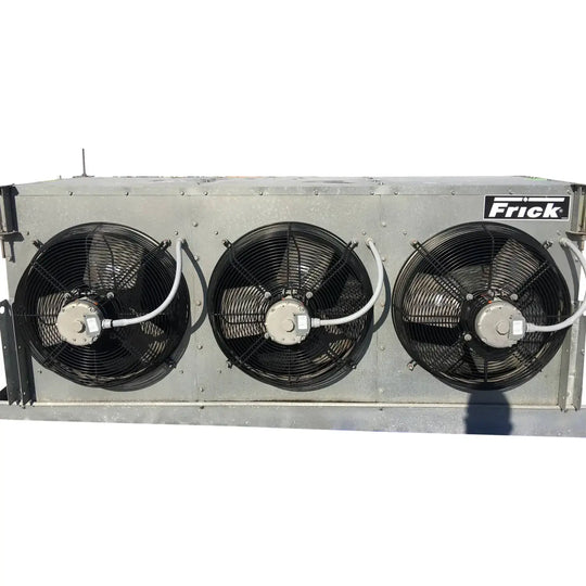 Serpentín evaporador de amoníaco Frick SCS 364TH RH2 - 11.4375 TR 3 ventiladores (temperatura baja/media)
