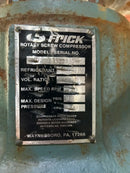 Paquete de compresor de tornillo rotativo Frick RWB-II-177H (Frick TDSH233S, 400 HP 460 V, panel de control micro Frick RWB-II Plus)