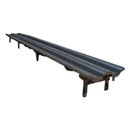 Damrow Brothers Company Mesa de drenaje de queso con 2 compartimentos, 170 galones
