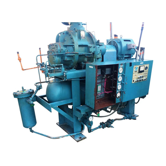Frick RDB-67 Rotary Screw Compressor Package (Frick TDSL193L, 50 HP 208-230/460 V, MISSING MICRO PANEL)
