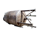 D & W Tanque de acero inoxidable para soldadura con chaqueta con hoyuelos, 775 galones