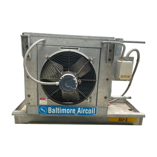 BAC AS1#-3163-033LART-RR Serpentín evaporador de amoníaco: 3 TR, 1 ventilador (temperatura baja/media)
