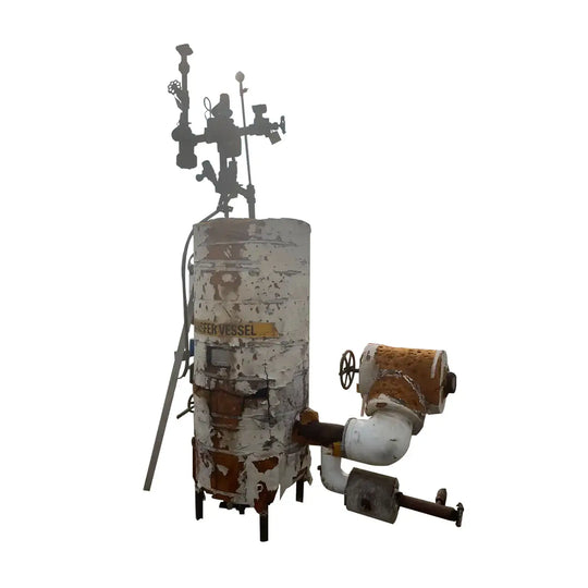 Tambor de sobretensión de amoníaco horizontal Phillips F3105 (25 x 62 pulgadas, 350 galones)