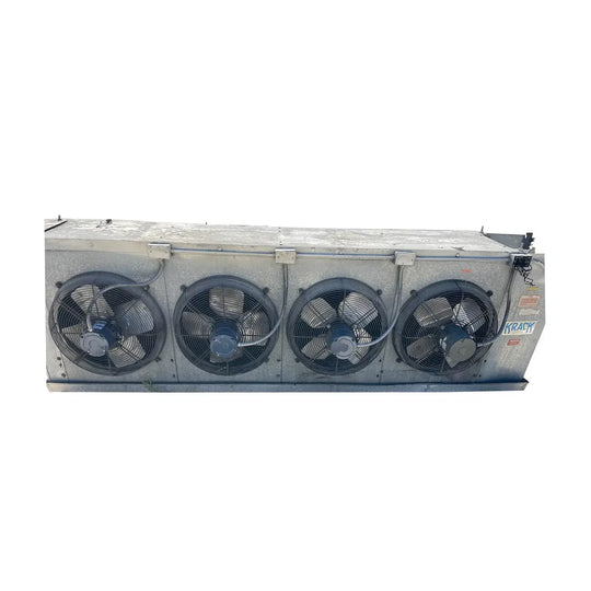Bobina evaporadora de freón Krack DTX4C-1020-HGC-DXF - 11 TR, 4 ventiladores (temperatura baja/media)