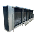 Krack PCLS1068-HGU-4-RBF Ammonia/Freon Evaporator Coil- 37.31 TR, 4 Fans (Low/Medium Temperature)