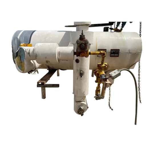 Tambor de compensación de amoníaco horizontal Vilter (26 x 83 pulgadas, 190 galones)