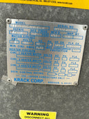 Krack DTX4S-960-DXA-A-LH Ammonia Evaporator Coil - 8 TR, 4 Fans (Low Temperature)