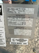 Krack DTX5S-1640-DXA-HGU-RH Ammonia Evaporator Coil - 13.6TR, 5 Fans (Low Temperature)