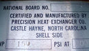 1990 Precision Heat Exchanger Co. Tube Chiller with Surge Drum Precision Heat Exchanger Co.