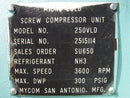 1996 Mycom 250VLD Rotary Screw Compressor Package (Less Screw & Compressor) Mycom