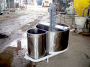 1996 Stainless Steel Double Tank with Mixer – 88.4 Gallons Genemco