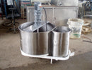 1996 Stainless Steel Double Tank with Mixer – 88.4 Gallons Genemco
