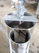 1996 Stainless Steel Double Tank with Mixer – 88.4 Gallons Genemco