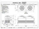 642 Ton - 2007 Evapco ATC-1284B Evaporative Condenser Tower (1 tower unit) Evapco