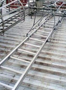 Aluminum Ladder with Safety Cage Not Specified