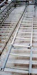Aluminum Ladder with Safety Cage Not Specified