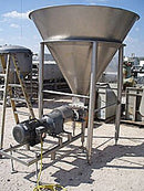APV Crepaco Stainless Steel Holding Tank and Pump – 300 Gallons Crepaco