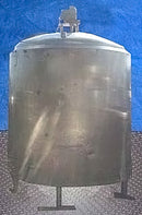 Cherry Burrell Vertical Mix Tank - 1,000 Gallon Cherry-Burrell