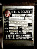 Bomba centrífuga ITT Bell & Gossett 1x1-1/2X6QT (7,5 HP, 100 GPM máx.)