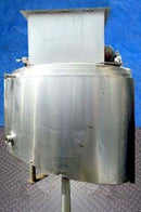 Dome-Top Sloped Bottom Jacketed Mix Tank-350 Gallon Not Specifie
