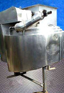 Dome-Top Sloped Bottom Jacketed Mix Tank-350 Gallon Not Specifie