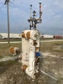 Tambor de sobretensión de amoníaco horizontal Phillips F3105 (25 x 62 pulgadas, 350 galones)