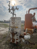 Tambor de sobretensión de amoníaco horizontal Phillips F3105 (25 x 62 pulgadas, 350 galones)