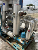 Recirculador de amoníaco vertical Delta Tee International LSP-3008-V (30 pulgadas x 115 pulgadas, 413 galones, bombas de 2-1 HP).