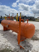 Delta Tee International HPR-301C-P Horizontal Ammonia Receiver ( 30in. X 139in. 487 Gallons)