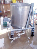 McHale Manufacturing Co. Pre-mix Tank with Tri Clover PR10 Positive Displacement Pump-100 Gallons McHale Manufacturing