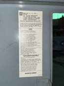 Square D Company 3 Section Motor Control Center (600 Amp, 60 Hz, 3 Ph)