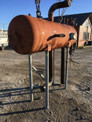 Receptor de amoníaco horizontal para fabricantes de servicios industriales (25 pulgadas x 79 pulgadas, 168 galones)